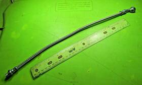 A6alza01 Russell 6nx14 Braided Stainless Steel Brake Line 10 Mm Banjo #10 Nos 16 1/2 Inch End 2