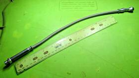 6nz05-6z20 Russell Braided Stainless Steel Brake Line 10 Mm Banjo #11 Nos 16 Inch End 2 By