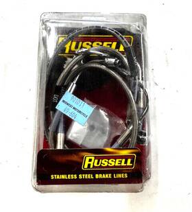 R08772ds Russell Stainless Steel Braided Brake Line Kit 99-00 Fxdx Dyna