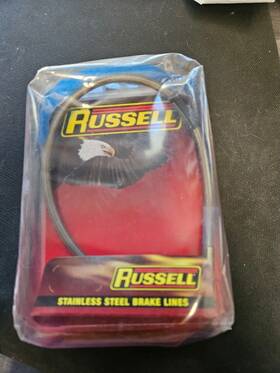 R58052s Russell Stainless Steel Brake Line 19 Inch With Cl