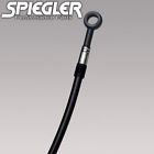 S-du0052-blk-blk Spiegler Original Stainless Braided Rear Brake Kit Blk Line Fit