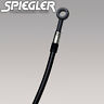 S-ka0326-blk-blk Spiegler Original Stainless Braided Front Brake Blk Line Fit Kawasaki