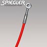 S-ya0034-red-crm Spiegler Original Stainless Braided Rear Brake Red Line Crm Fit S-ya0034-red-crm Spiegler Original Stainless Braided Rear Brake Red Line Crm Fit