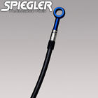 S-ya0202-blk-blu Spiegler Original Stainless Braided Rear Brake Kit Blk Line Blu