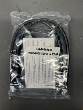 Hn-2010rsm Sakebomb Rear Stainless Teflon Brake Lines Honda S2000 Ap1 2000 - 2005 Dot Black