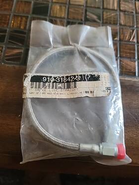 Speedway 910-31842-3 Soeedway Motors 12 Inch Braided Stainless Steel Brake Line