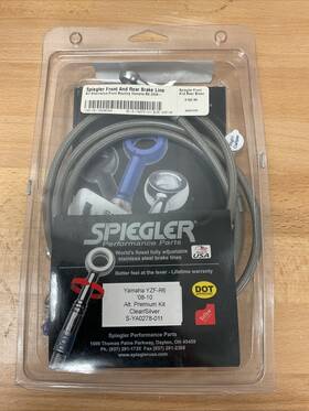 S-ya0278-011 Spiegler Front And Rear Brake Line Kit Alternative Routing Yamaha R6 08-10 S-ya0278-011 Spiegler Front And Rear Brake Line Kit Alternative Routing Yamaha R6 08-10