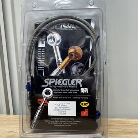 S-ya0298 Spiegler 2015 - 2025 Yamaha R1 R1m Rennsport Front Brake Line Kit By