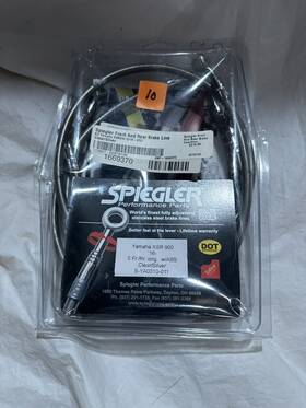 Spbl-ya-310 Spiegler Braided Stainless Brake Line Kit Yamaha Xsr 900 2016-21 Abs D2