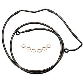 Sgw3fxbx089 Steelthunor Handlebar 53.8 Inch Extended Brake Line Oil Hose Kit For Touring With Abs 2008-2013