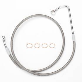 Sgw3fxbx135 Steelthunor 12 Inch Handlebar Front Brake Line For Softail Heritage Cross Bones With Abs 2011-2017