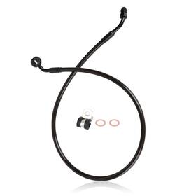 Sgw3fxbx160 Steelthunor Harley 27.95 Inch Front Brake Line For Softail Breakout Deluxe Fat Bob 2018-up With Abs