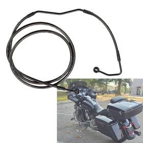 Sgw3fxbx214 Steelthunor 14 In Handlebar Abs Extended 57.8 Inch Brake Line Oil Hose Kit For Touring 2008-2013