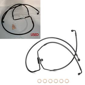 Sgw3fxbx219 Steelthunor Used 10 Inch Handlebar 26.79 Brake Line Kit For Harley Touring 1996-2013 No Abs