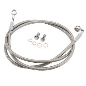 Sgw3fxbx223 Steelthunor No Abs Front Brake Line For 97-13 Street Electra Glide With 16 Inch Bar Single Disc