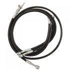 Streamline Front Steel Braided Brake Line Standard Length Black