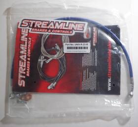 Streamline Univ-r-23-b - Universal Rear Brake Line Kit Blue