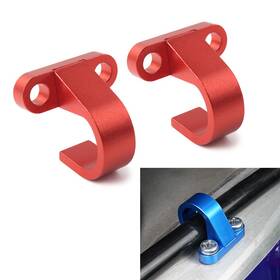 Successsssusa 550746624102 2x Rear Brake Hose Clamp Guide Red For Yamaha Yz125 250 Yz250f Yz450f Yz85 03-22