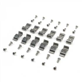 32a4c0 Suspension Pros 3/16 And 3/8 Stainless Steel Combo Line Clamps - Pack Of 12 Parts Front