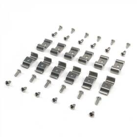 Ztp3d91a9 Suspension Pros 3/16 And 3/8 Stainless Steel Combo Line Clamps - Pack Of 12 Parts Front