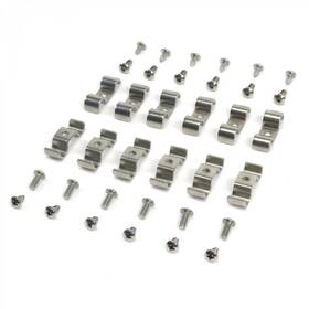 Ztp3d9457 Suspension Pros 5/16 And 3/8 Stainless Steel Combo Line Clamps - Pack Of 12 Parts