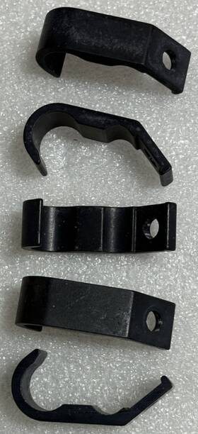 69268-41g00 Suzuki New Oem Various Gsx-r Models Rear Br Line Clamp Black Anodize