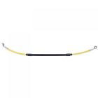 T-db206-r-y Tusk Rear Motorcycle Steel Braided Brake Line Standard Length Yellow