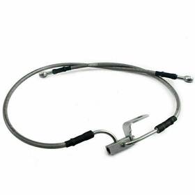 Rshd-brl-316-ny Tarazon Us Extended Rear Brake Line For Harley Flstc Heritage Softail With Abs 2011-2017