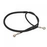 Tfk003d187-cr-black Tusk Front Motorcycle Steel Braided Brake Line Cr Style Black Tfk003d187-cr-black Tusk Front Motorcycle Steel Braided Brake Line Cr Style Black