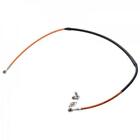 Tfk003d742-orange Tusk Front Motorcycle Steel Braided Brake Line Standard Length Orange