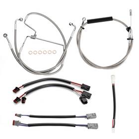 Tigfxbdzx113 Tigersgate Harley Touring Extended Cable Kit For 2021-2023 16 Inch Handlebar Without Abs