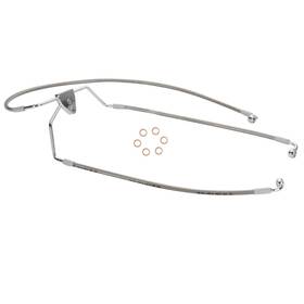 Tigfxbx0141 Tigersgate 14 Inch Bar Touring Hydraulic Stainless Front Brake Line For 2008-2013 Harley No Abs