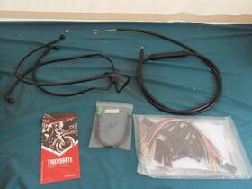 Tigersgate Wgsfxbdzx043 14 Inch Bar Clutch Cable Abs Brake Line Kit For Harley Road King Electra Glide 08-13