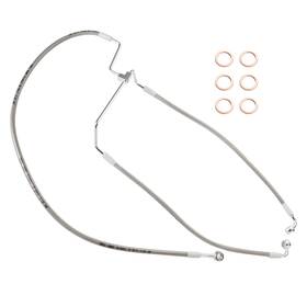 Tigfxbx145 Tigersgateparts Front Brake Line For Harley 2014-up Road King Street Glide 12 Inch Bar No Abs