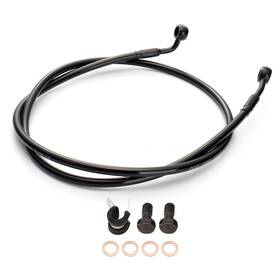 Wgsfxbx110 Tigersgateparts 44.5 Inch Front Brake Line Oil Hose For Harley Sportster 2004-2023 Non-abs 12ftft Bar