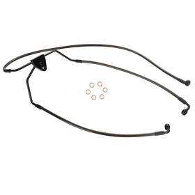 Wgsfxbx114 Tigersgateparts Street Electra Glide Brake Line Cable For 1996-2013 Harley Touring N/abs 12 Inch Bar