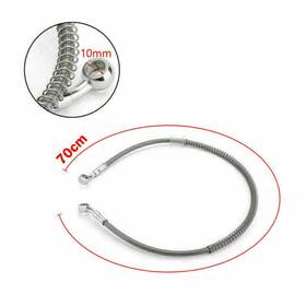 Bll-054 Topteng 70cm/28 Inch Motorcycle Brake Oil Hose Line Banjo Fitting Stainless Steel Swivel T9