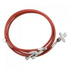 Trx450-r-2-r Streamline Rear Steel Braided Brake Line Standard Length Red