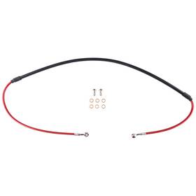 1201540014 Tusk Front Steel Braided Brake Line Red For Honda Xr400r 1997-2004
