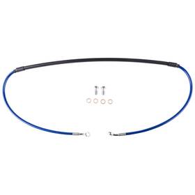 1201540020 Tusk Front Steel Braided Brake Line Blue For Yamaha Yz125 Yz250 Yz250f Yz450f
