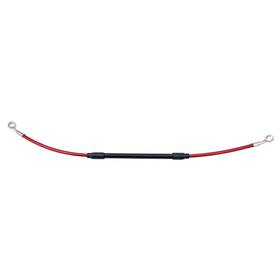 1201560002 Tusk Steel Braided Rear Brake Line Red