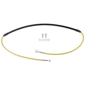 T-db107-f-y283c-e99b6f Tusk Front Motorcycle Steel Braided Brake Line Cr Style Yellow For Suzuki Rmz250