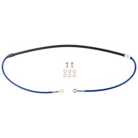 Tfk003d742-blue0276-9b129b Tusk Front Motorcycle Steel Braided Brake Line Blue For Ktm 500 Exc 2012-2013