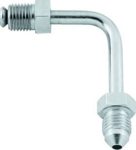35966 Twin Power Inverted Flare Tube Brake Line Fitting 3/8 Inch -24 90 Degree Male Short