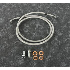 Hd2009-1f Twin Power 6 Front Ss Steel Brake Line Kit Inch -