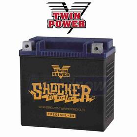 5peb Twin Power Mn/5peb Shocker Gel Battery For 2016-2017 Harley Davidson Flstfbs Fat Lv