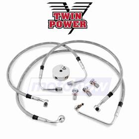 X4f2 Twin Power Mn/x4f2 Dot Rear Brake Line Kit For 2006-2007 Harley Davidson Flhx Street Yo