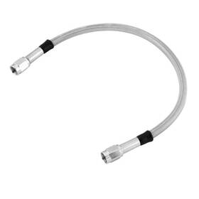 Pd5000 Twin Power Stainless Steel Clear-coated Universal Brake Hose - 50 Inch