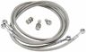Univ-r-34-sm Streamline Atv Universal Braided Brake Line Kits Smoke