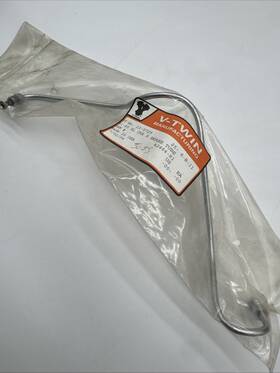 42484-81 V Twin 23-0729 Harley Xl Chrome Rear Brake Line